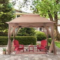 Sunjoy 11x11 ft. Soft Top Pop Up Gazebo with Netting Deals