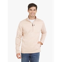 Chaps Mens & Big Mens Quarter Zip Fleece Sweater Deals