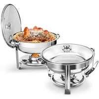 2-Pack Warmounts Chafing Dish Buffet Set 5-Quart Deals