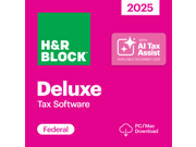 H&R Block Tax Software Deluxe 2025 PC/Mac Digital Deals