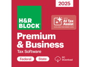 H&R Block Tax Software Premium & Business 2025 PC Only Deals